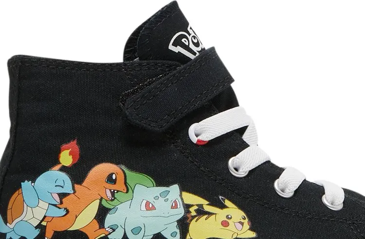 Converse Pokemon x Chuck Taylor All Star High TD First Partners Sneakers, Black