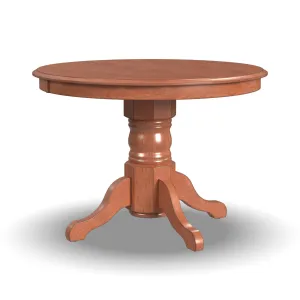 Conway Brown Pedestal Dining Table