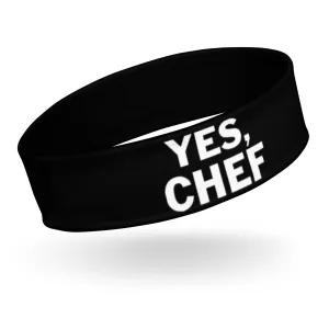 Cooking Headband Yes, Chef Quick Dry Sports Sweatband