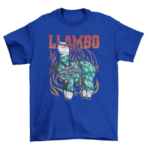 Cool war llama t-shirt