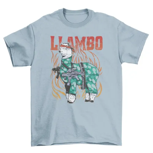 Cool war llama t-shirt