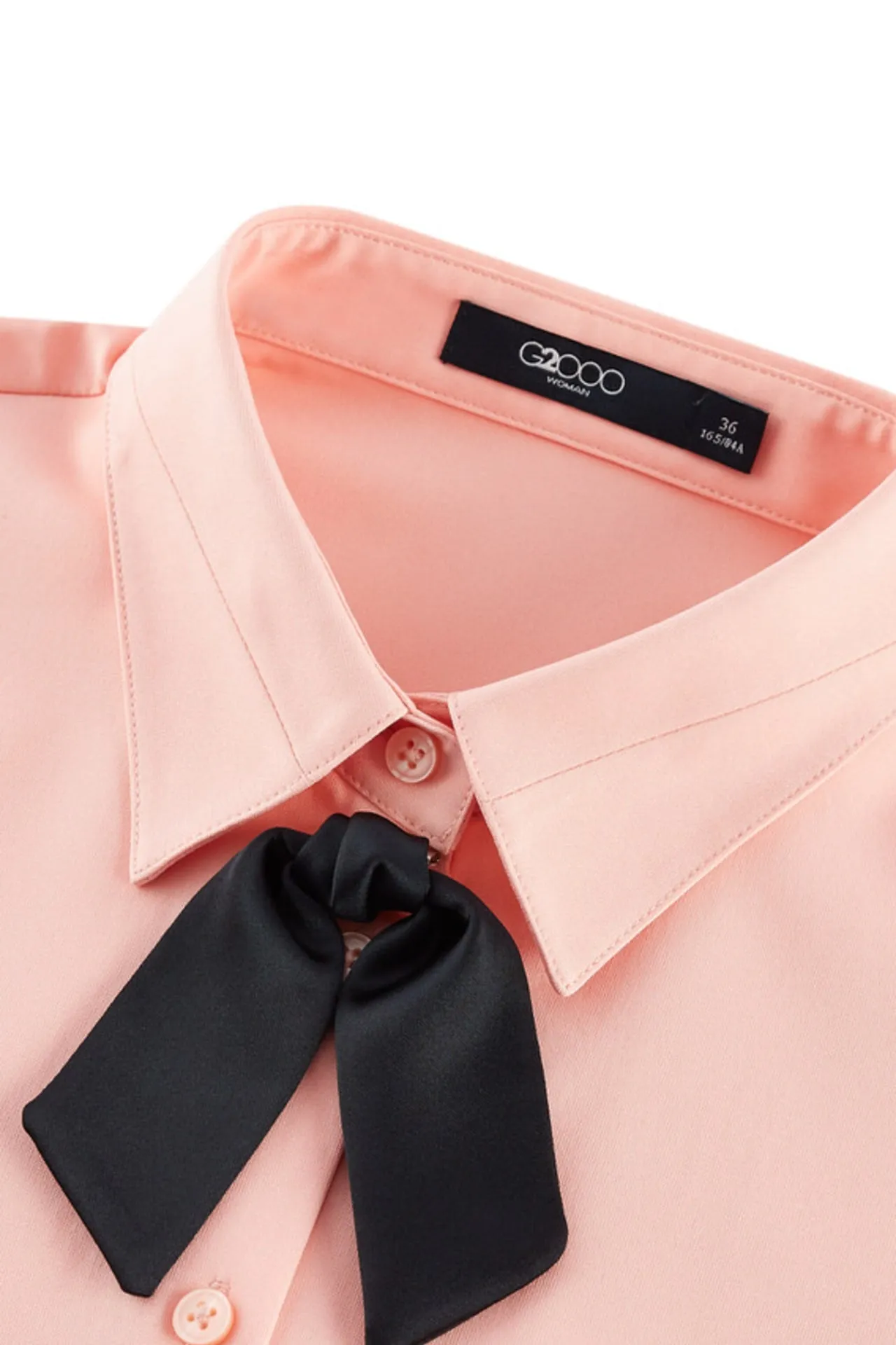 Coolmax Poly Plainweave Shirt with Detachable Tie