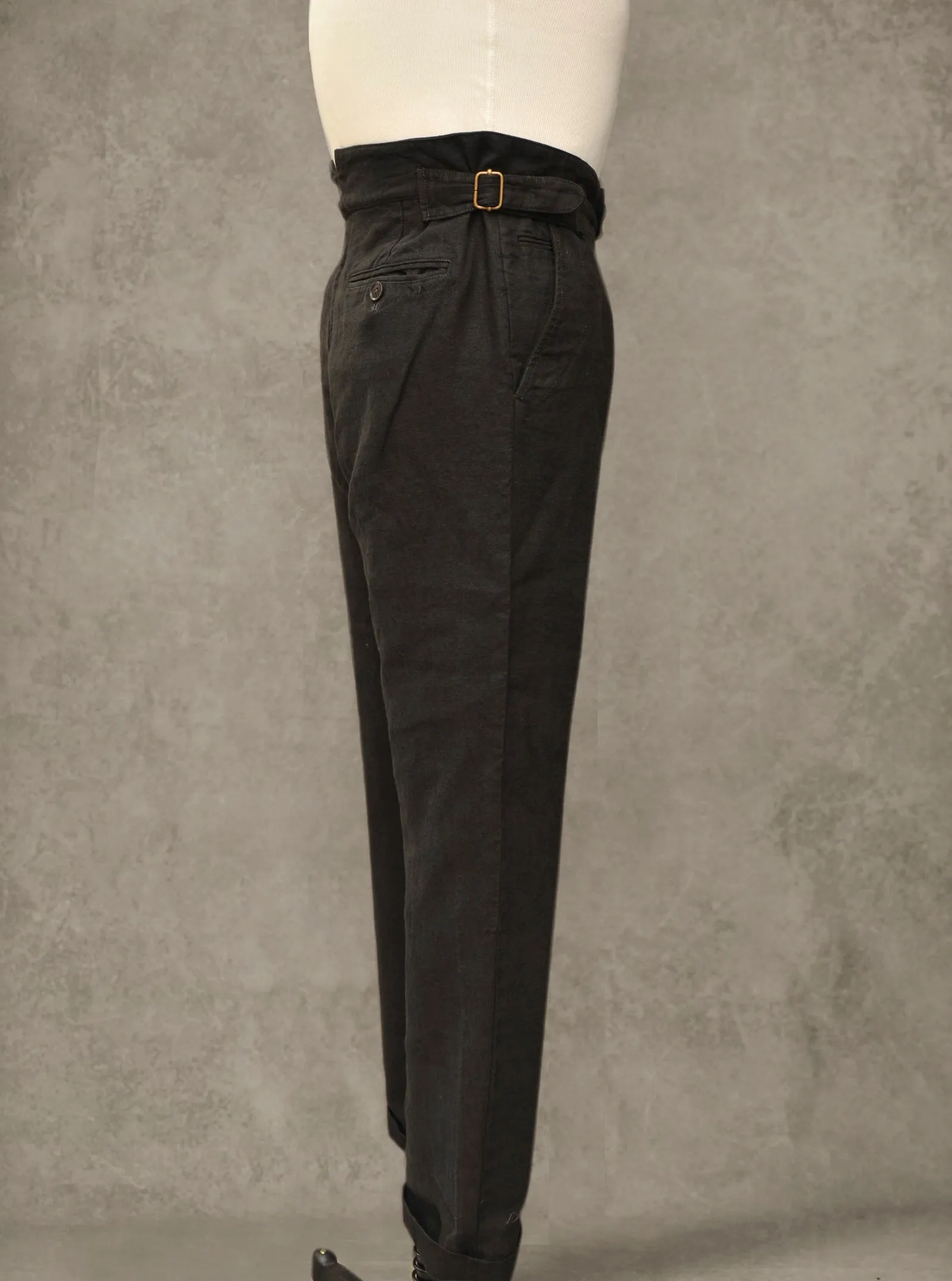 Cooper Pants - Black Linen - 30, 34, 36