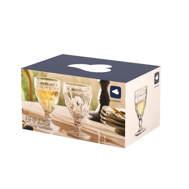 Copas de vino blanco Brindisi