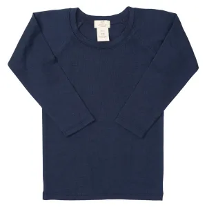 COPENHAGEN COLORS Navy Merino Light Knitted Blouse