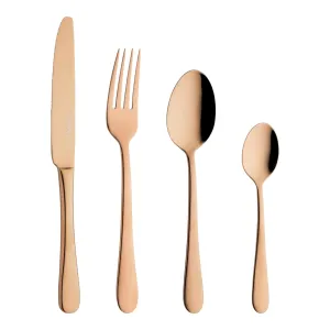 Copper 16 Piece Cutlery Set for 4 people