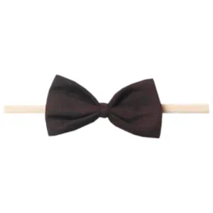 Copper Pearl Bowtie Nylon Bow ~ Moose