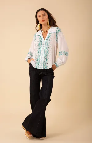 Cora Embroidered Top