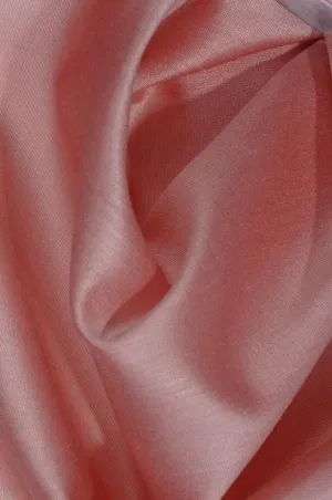 Coral Almond Cotton Silk Fabric