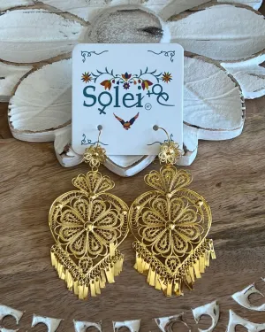 Corazon Abanico Earrings