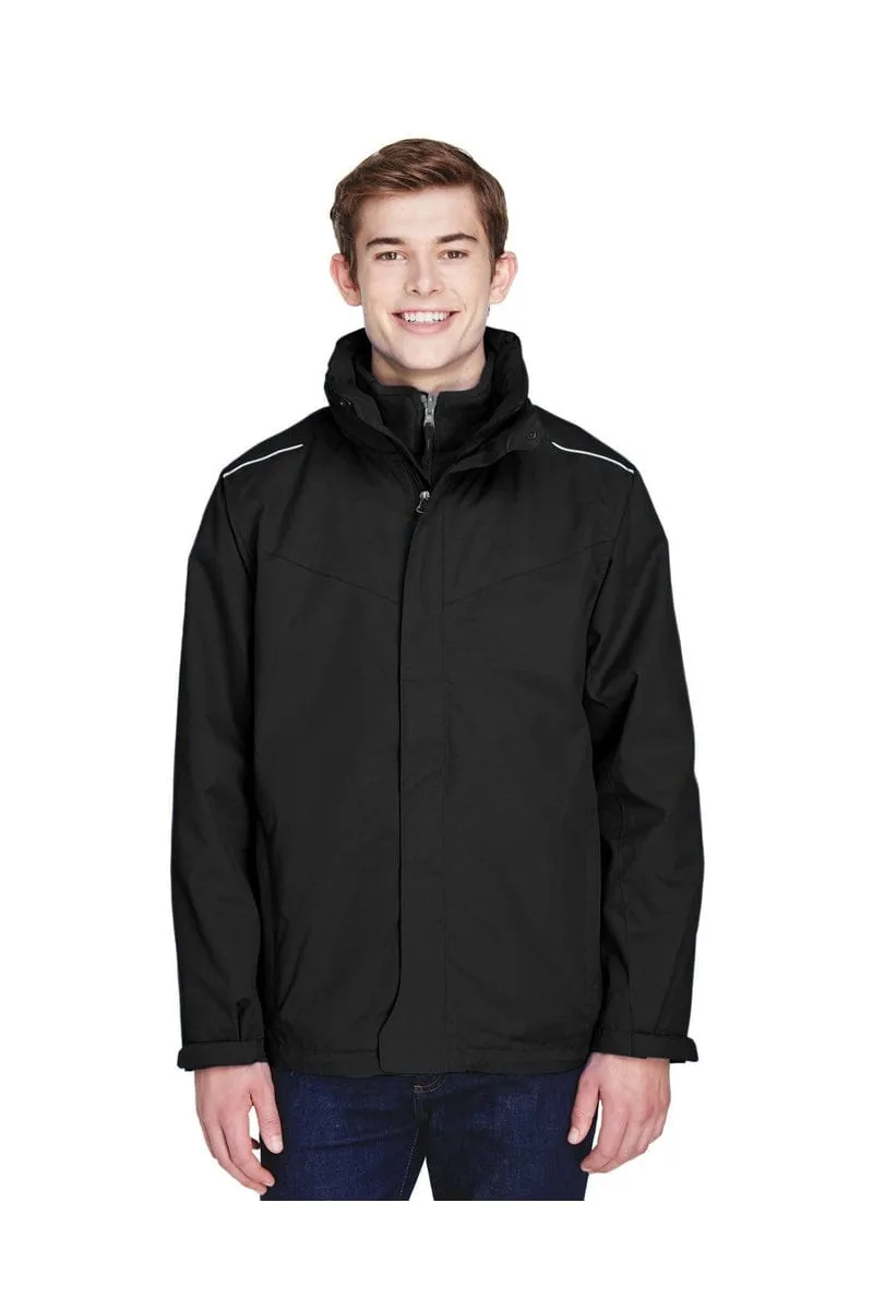 Core 365 88205T: Men's Tall Region 3-in-1 Jacket with Fleece Liner