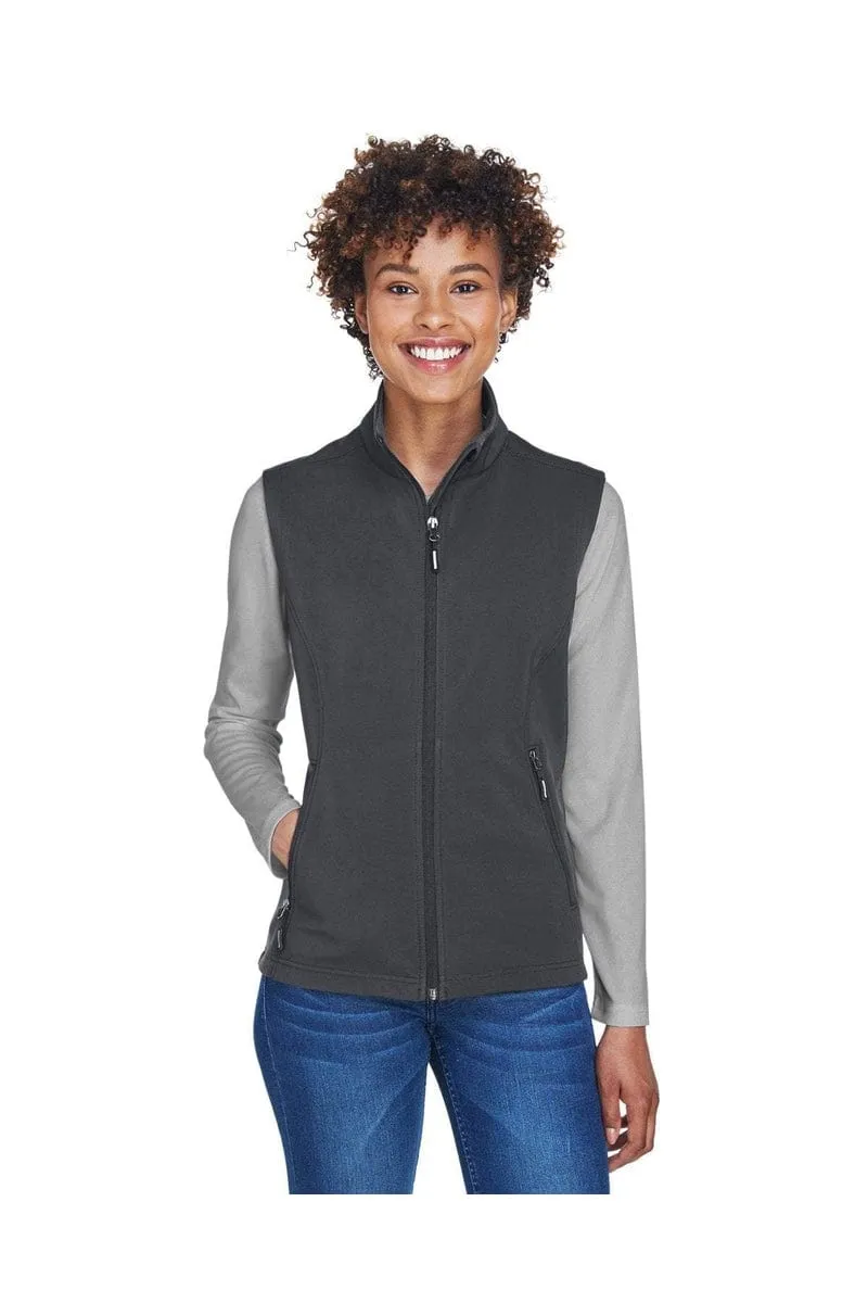 Core 365 CE701W: Ladies' Cruise Two-Layer Fleece Bonded Soft Shell Vest