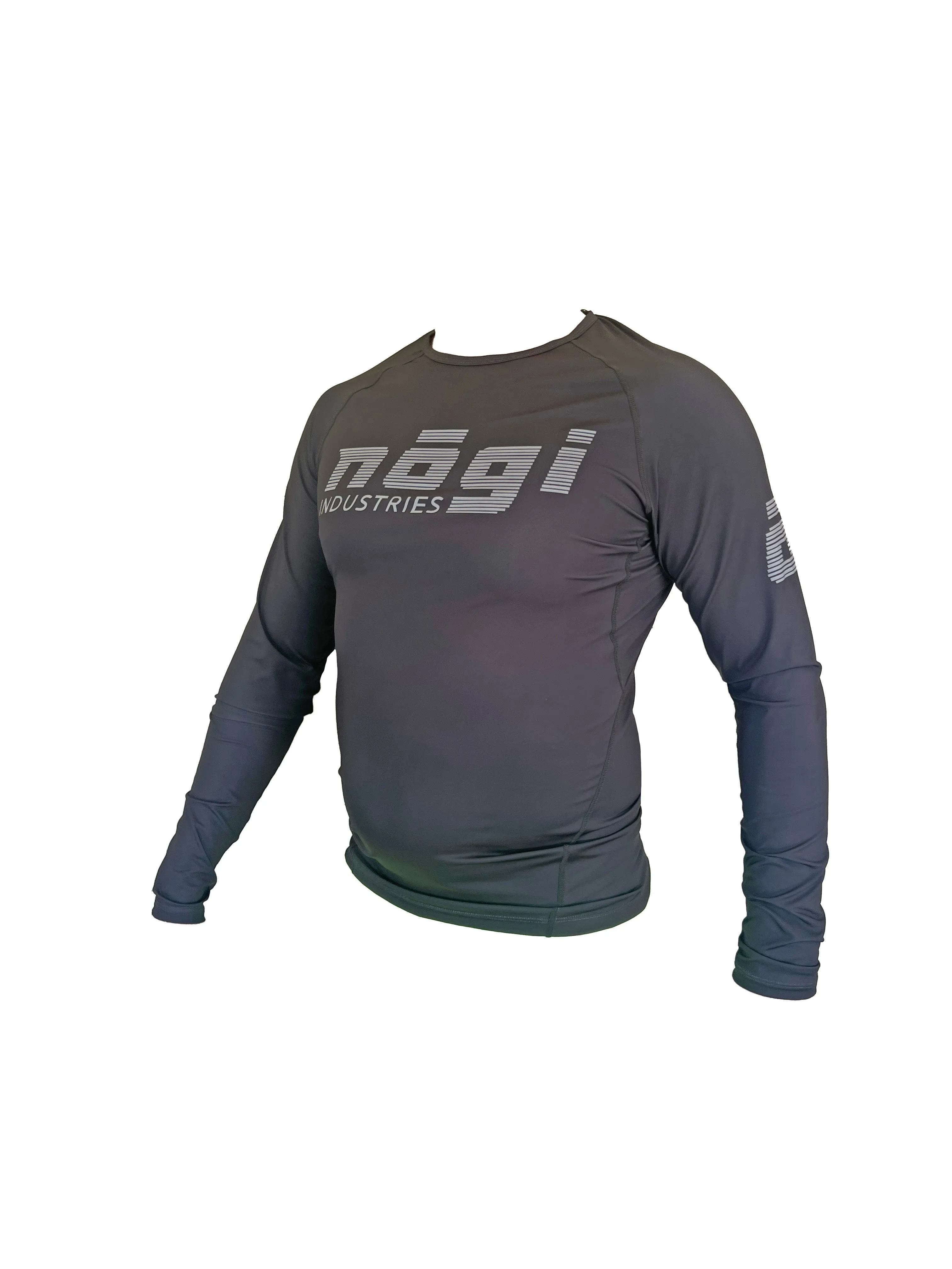 Core Long Sleeve Rash Guard - NEW JERSEY GRAY