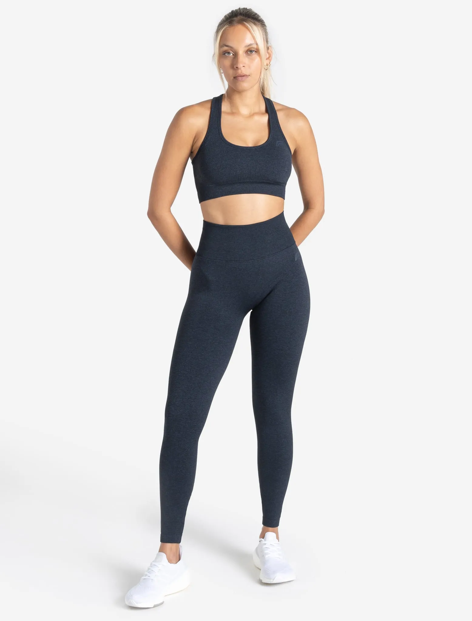 Core Seamless Pocket Leggings - Navy Marl