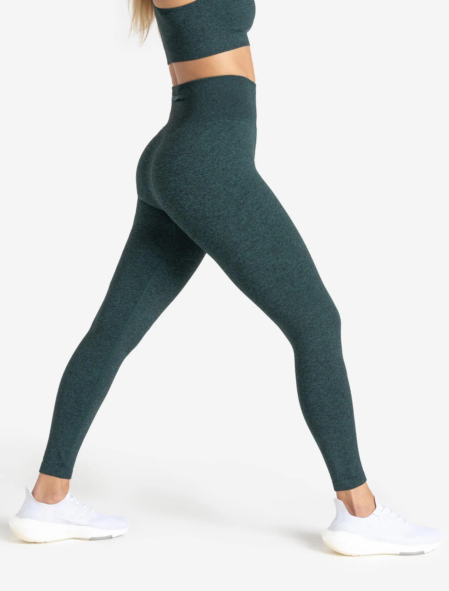 Core Seamless Pocket Leggings - Teal Marl