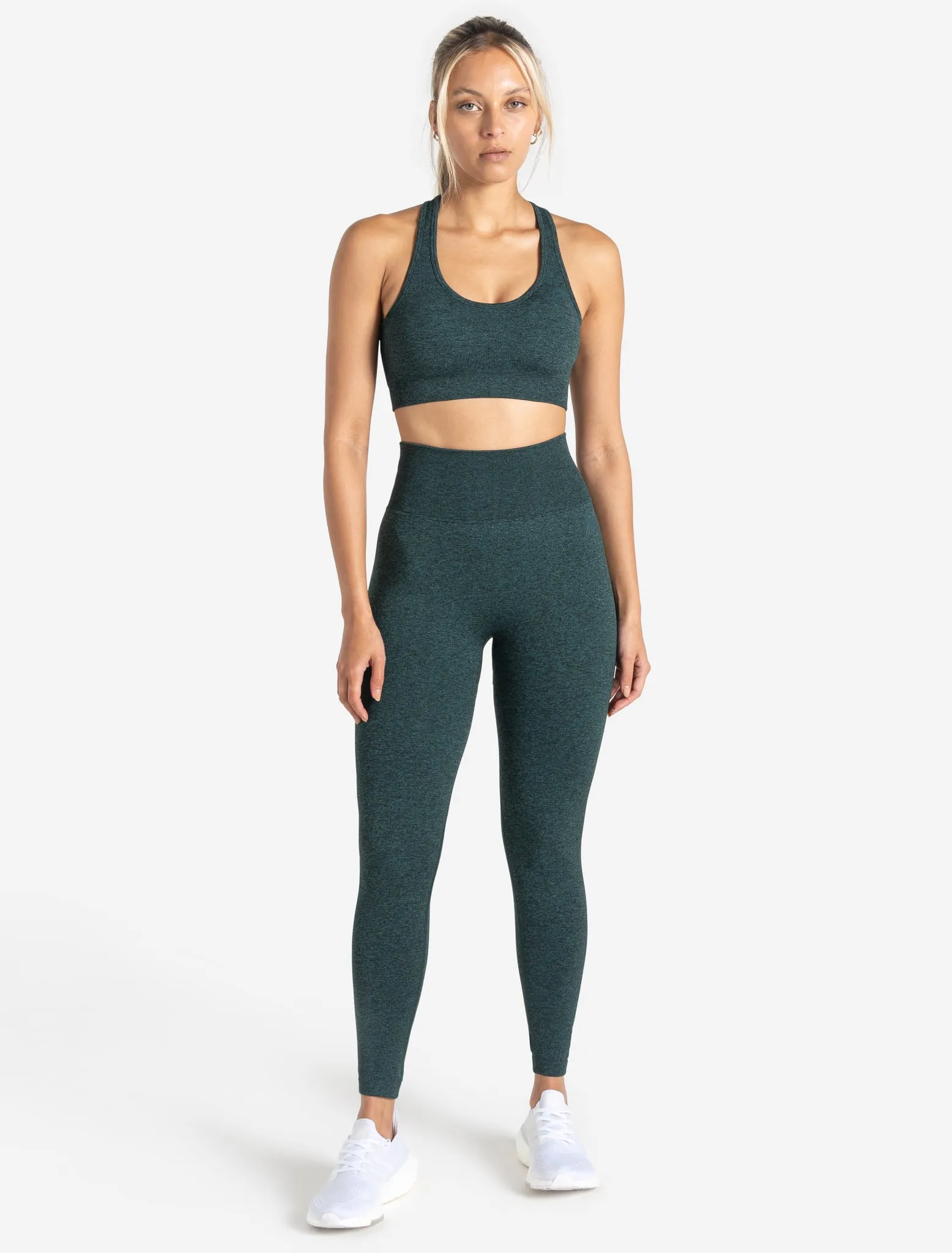 Core Seamless Pocket Leggings - Teal Marl