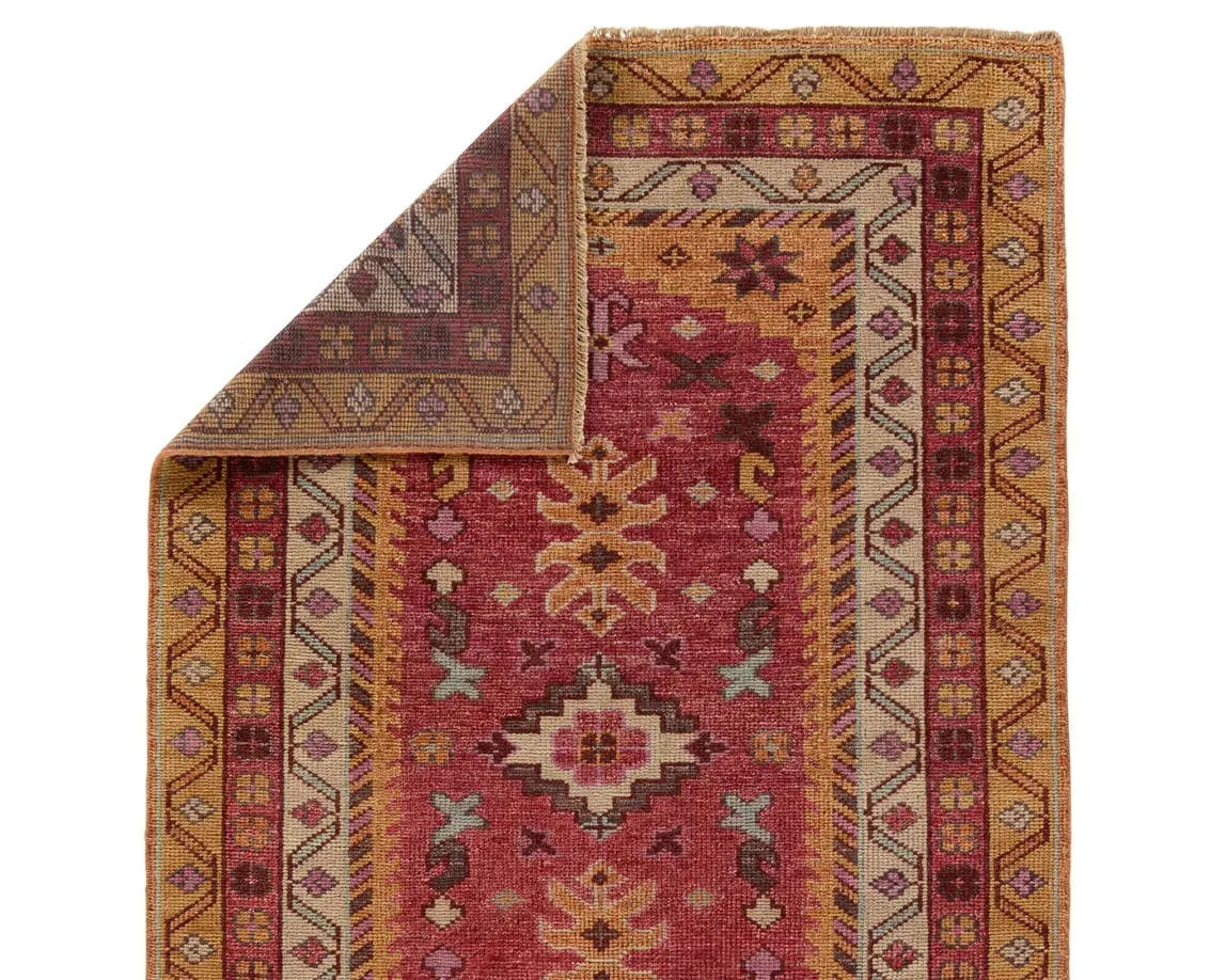 Coredora CRD04 Kyrie Red/Yellow Rug