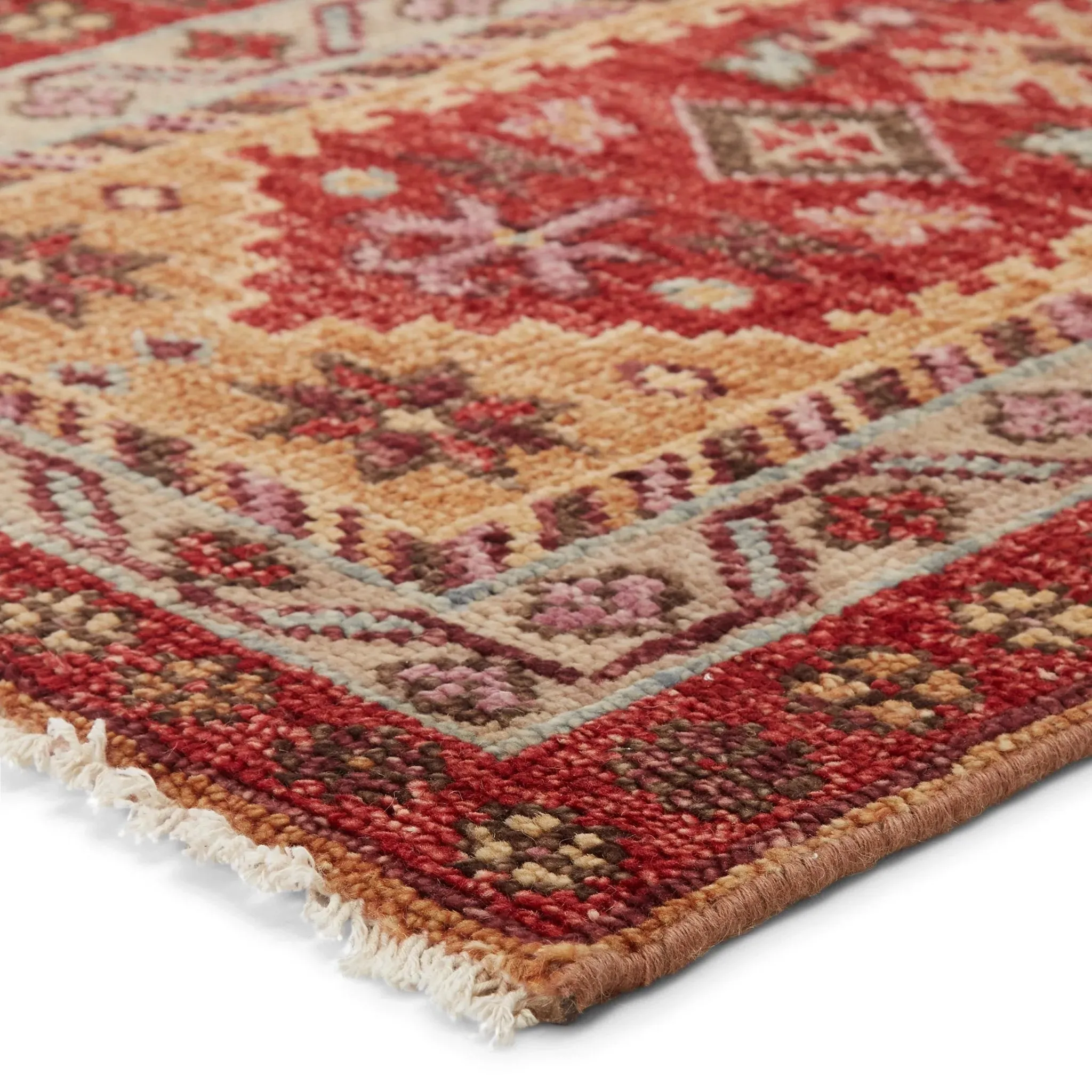 Coredora CRD04 Kyrie Red/Yellow Rug