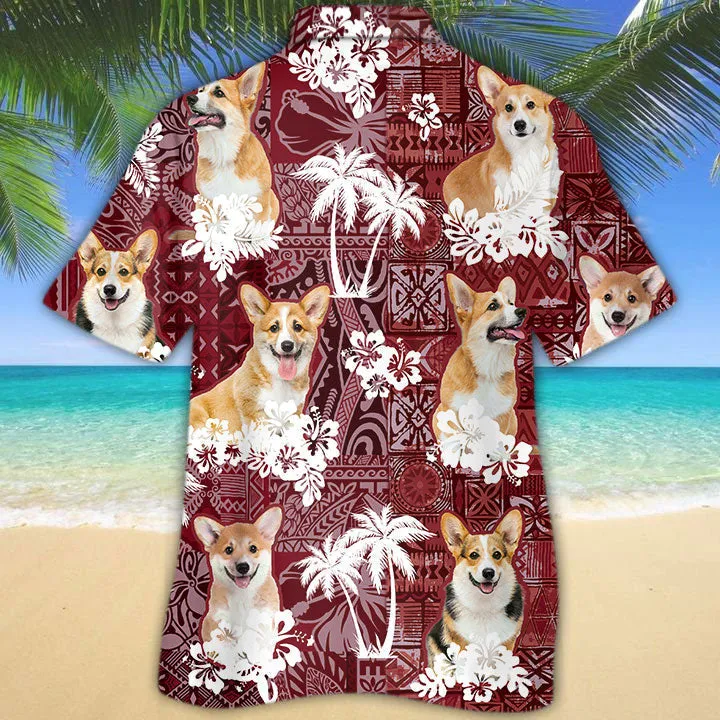 Corgi Hawaiian Shirt, Hawaiian Shirt For Dog Mom