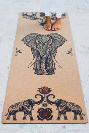 Cork Yoga Mat - Elephant