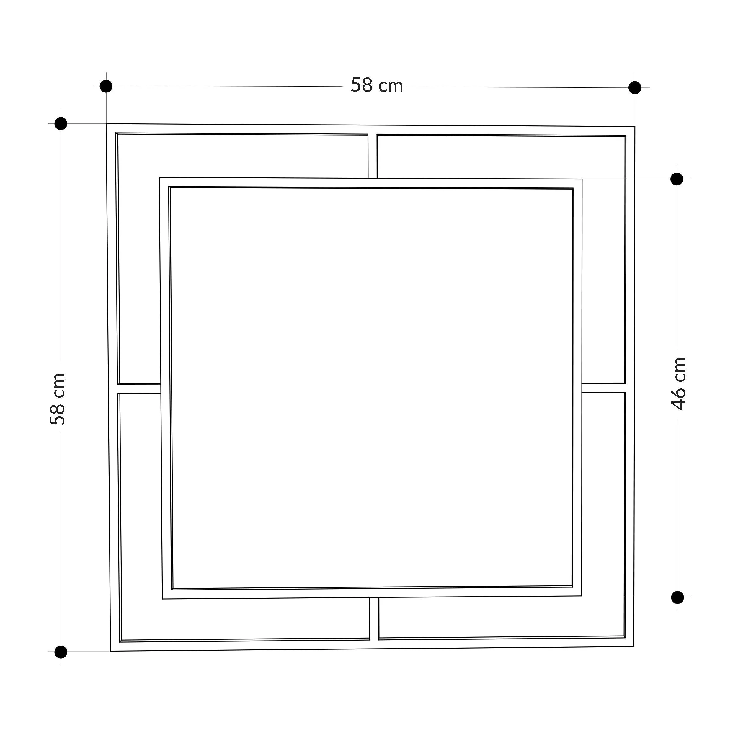 Corner Modern Design Mirror