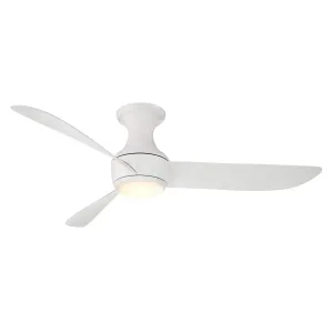 Corona 52" Ceiling Fan in Matte White