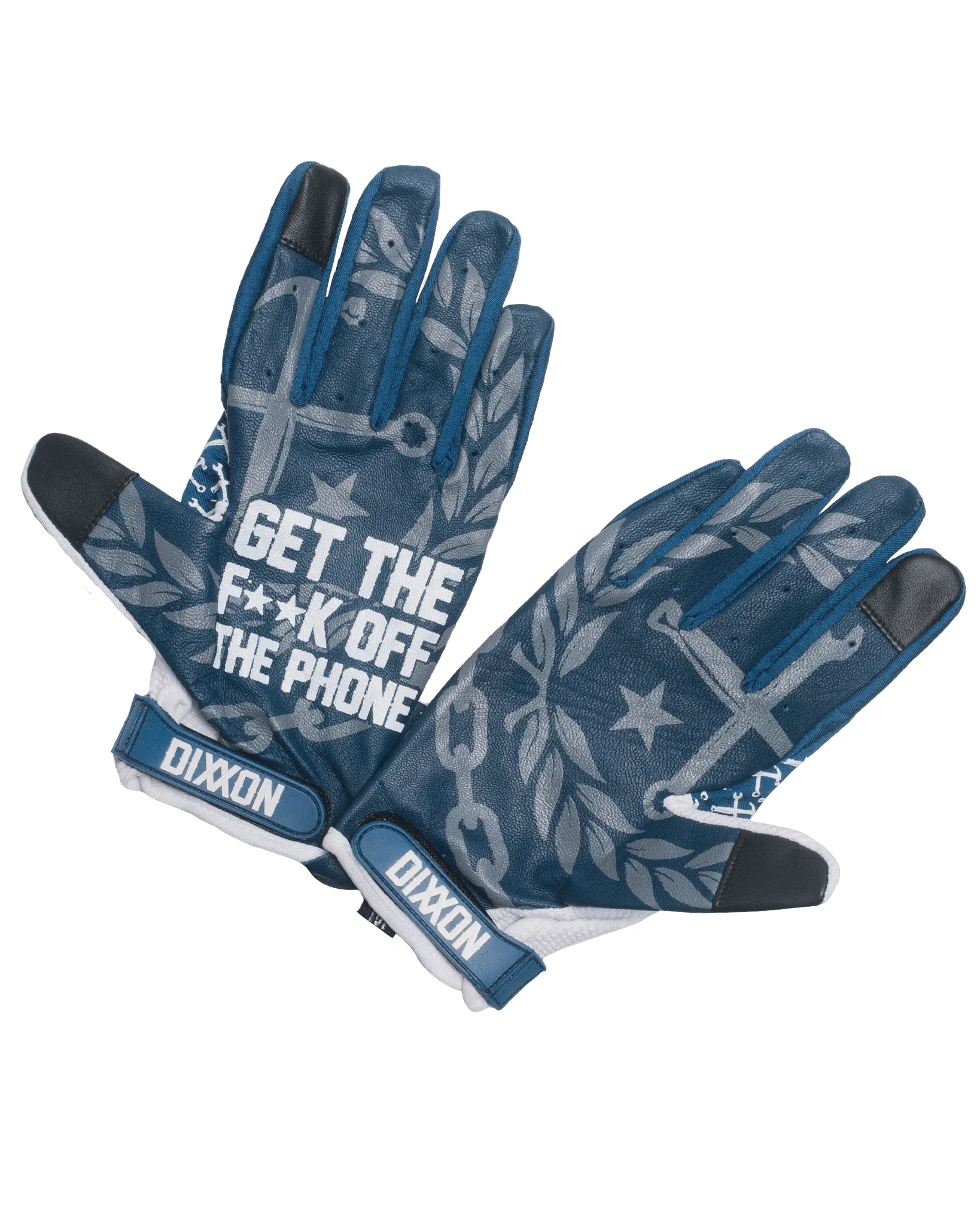 Corpo Moto Gloves - Navy & White