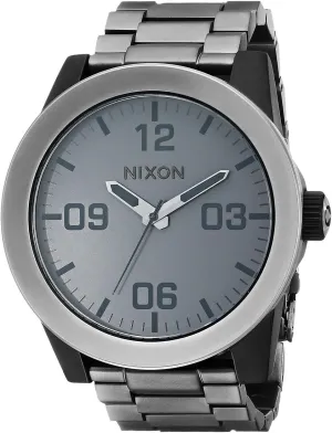 Corporal SS Nixon Watch, Matte Black/Matte Gunmetal