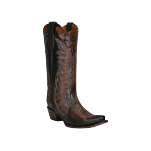 Corral Women's Brown Tan Embroidery Triad Boots