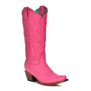 CORRAL WOMEN'S EMBROIDERED FUCHSIA WESTERN BOOTS - Z5138