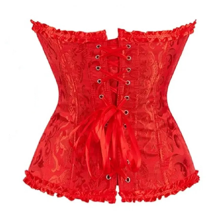 Corset Overbust - 3XL (Red)