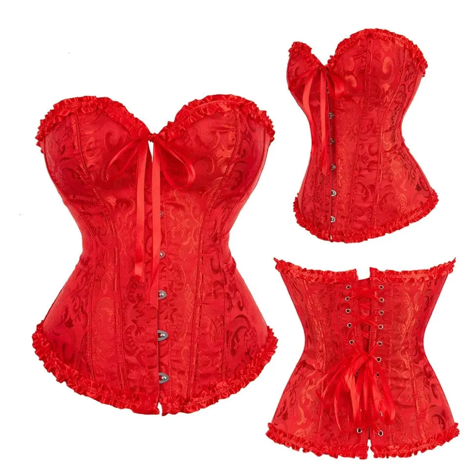 Corset Overbust - 3XL (Red)