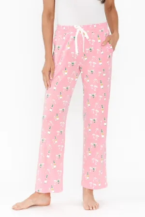 Corten Pink Champagne Bamboo Pyjama Pants