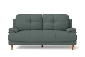 Cosenza 3 Seater Sofa Dusky Turquoise Leather