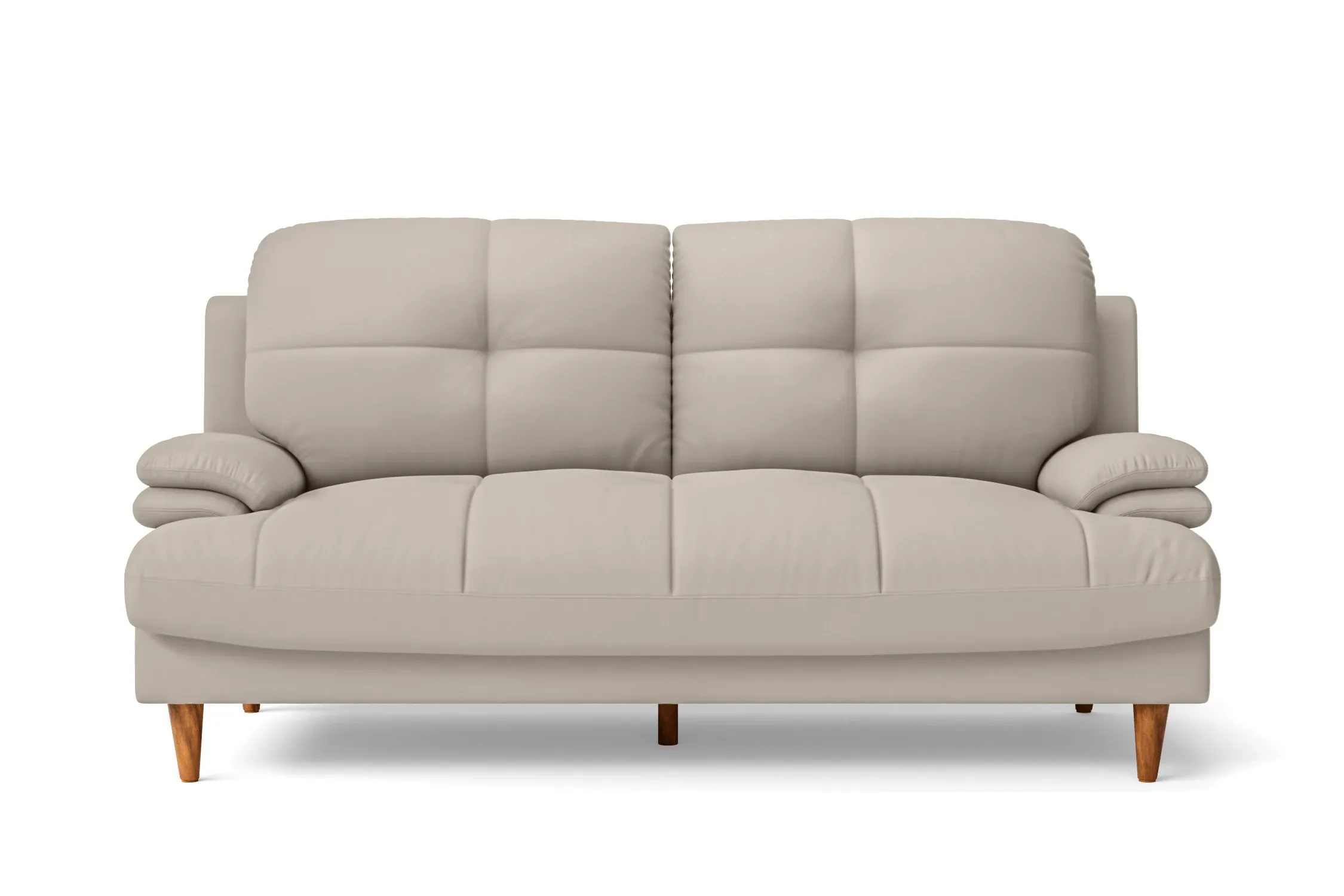 Cosenza 3 Seater Sofa Sand Leather