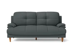 Cosenza 3 Seater Sofa Slate Leather