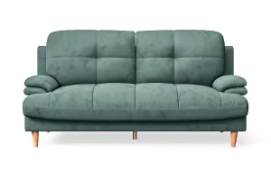 Cosenza 3 Seater Sofa Teal Velvet