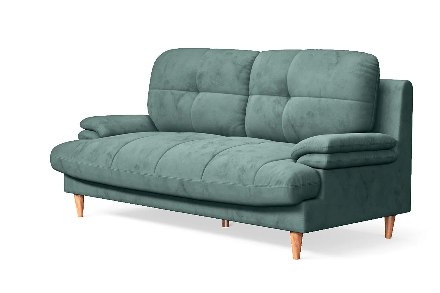 Cosenza 3 Seater Sofa Teal Velvet