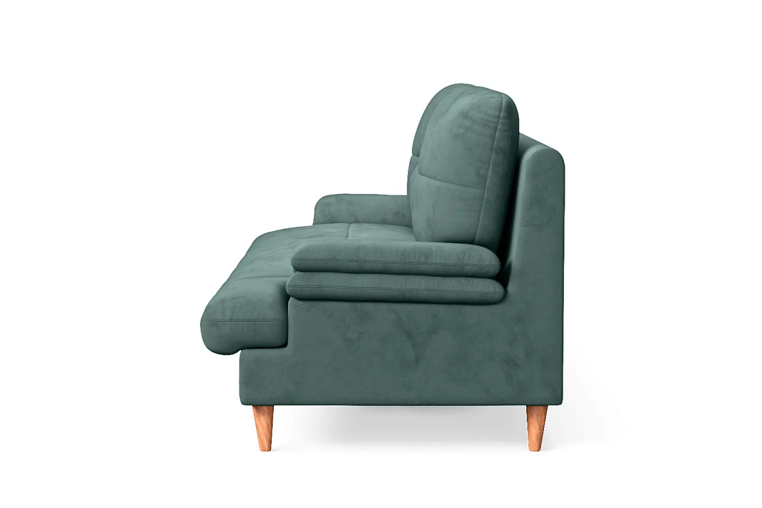 Cosenza 3 Seater Sofa Teal Velvet