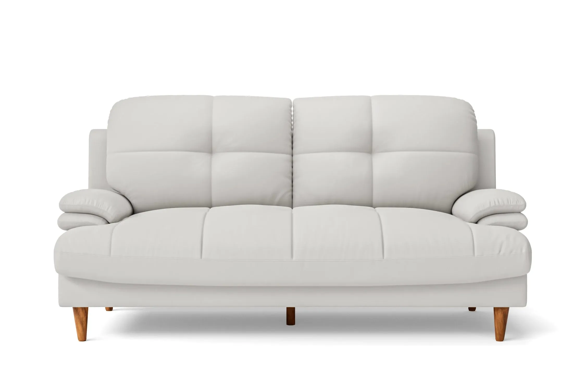 Cosenza 3 Seater Sofa White Leather