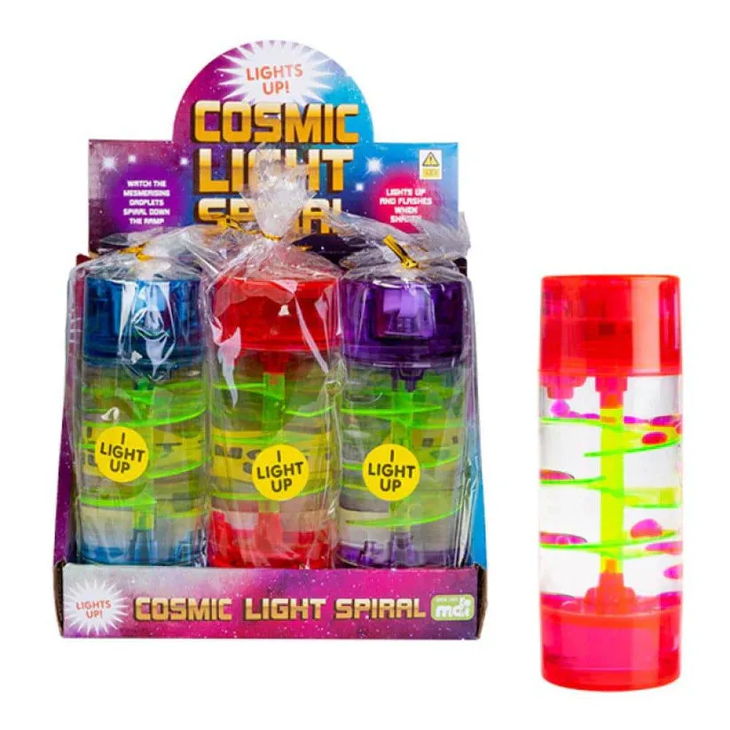 Cosmic Light Spiral Sensory Drip Timer