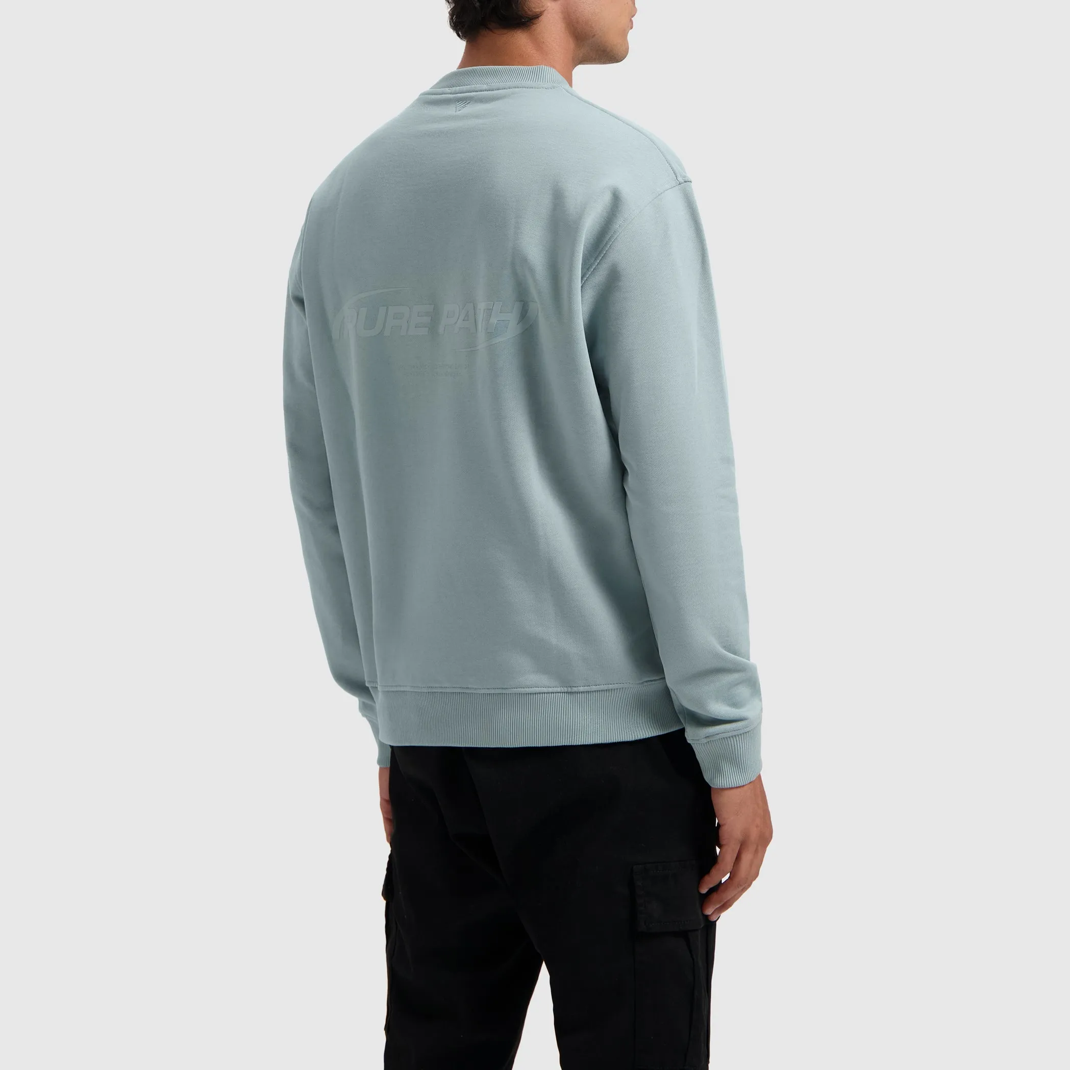 Cosmic Orbit Sweater | Blue Grey