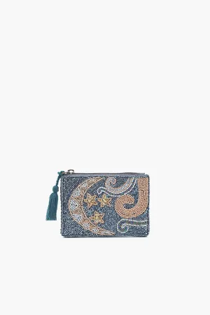 Cosmic Voyage Embroidered Pouch