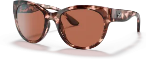 Costa Del Mar Maya Sunglasses- Shiny Coral Tortoise/ Copper 580P