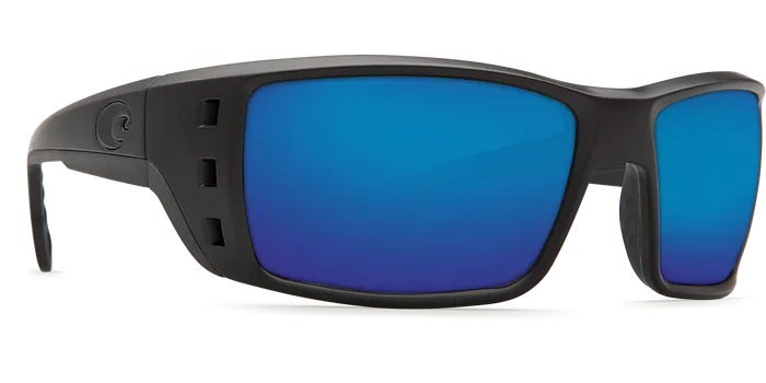 Costa Del Mar Permit Sunglasses - Blackout / Blue Mirror 580G