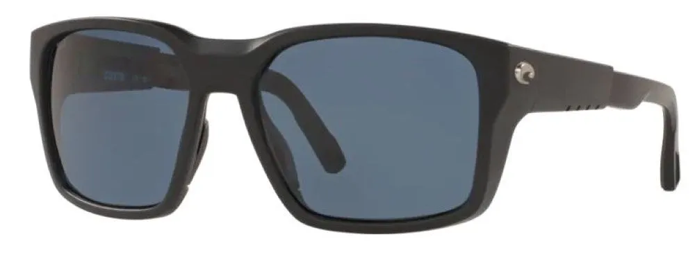 Costa Del Mar Tailwalker Matte Black Frame - Gray 580 Plastic Lens - Polarized Sunglasses