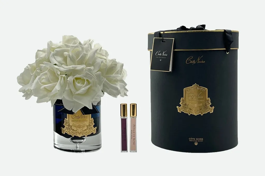 Cote Noire Grand Bouquet - White Roses