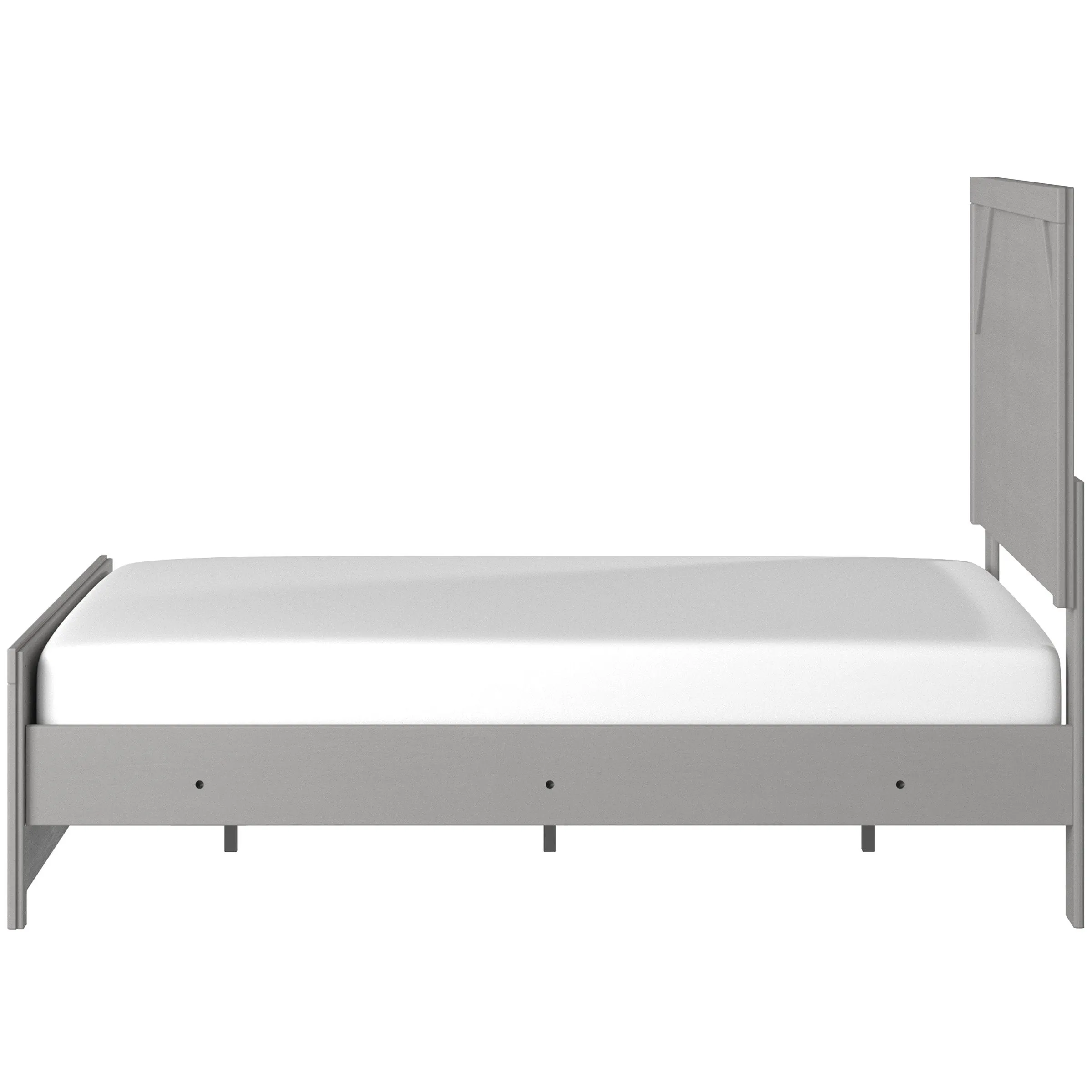 Cottenburg Light Gray-White Full Panel Bed