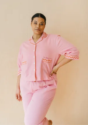 Cotton & Linen Pyjamas in Pink