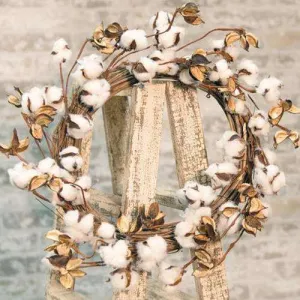 *Cotton Ball Wreath